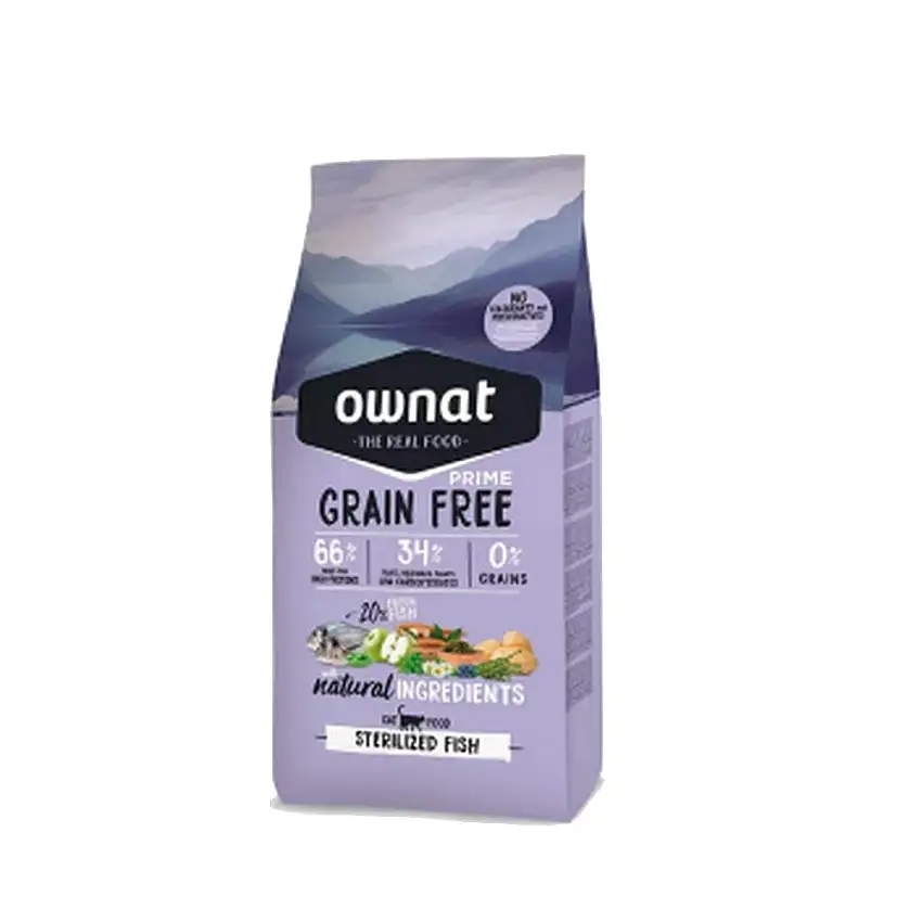 Ownat Prime Grain Free Adult Sterilized Pescado Pienso 8Kg