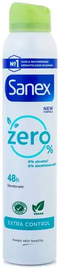 Zero Desodorante Extra Control Spray 200 ml