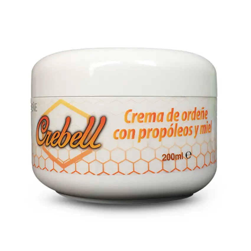 Crebell® Crema Regeneradora de la piel con Propóleos y Miel -Rostro y Cuerpo- Envase 200 ml