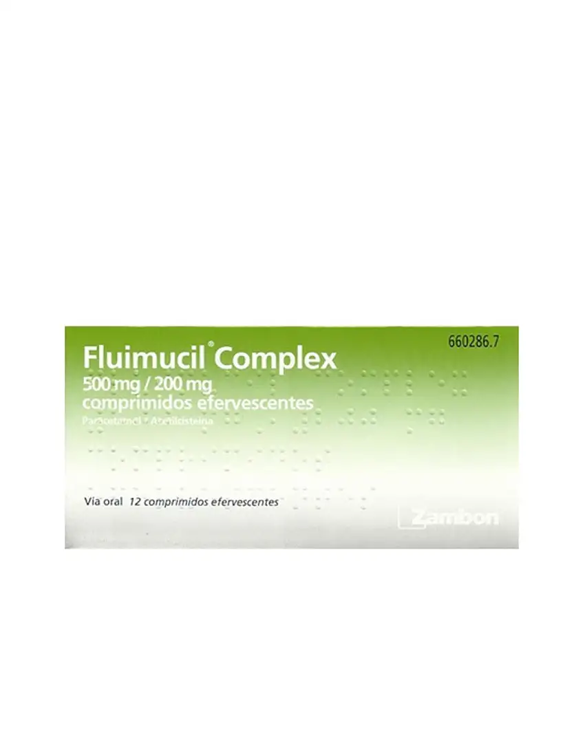 FLUIMUCIL Complex 500/200MG 12 Comprimidos Efervescentes