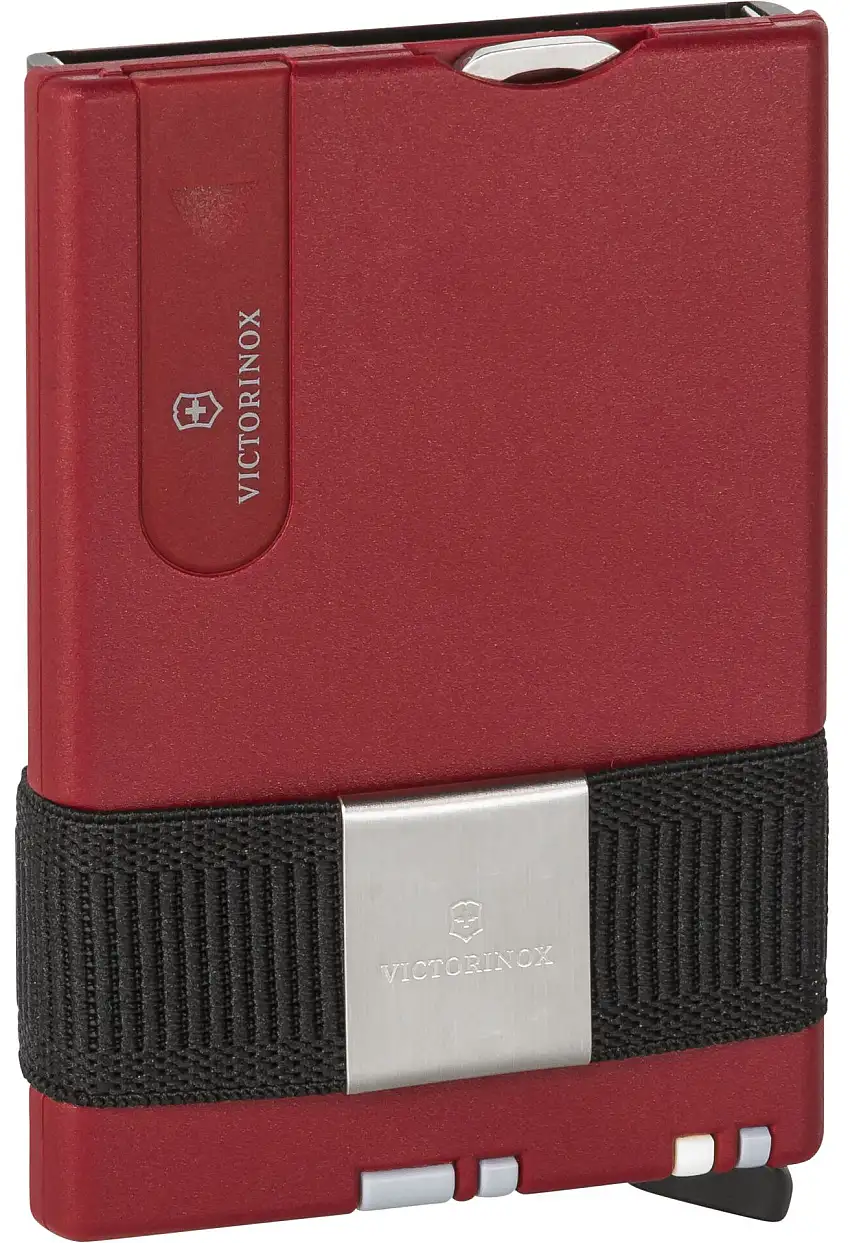 Victorinox Iconic Estuche Tarjetero con Set de Manicura - Rojo