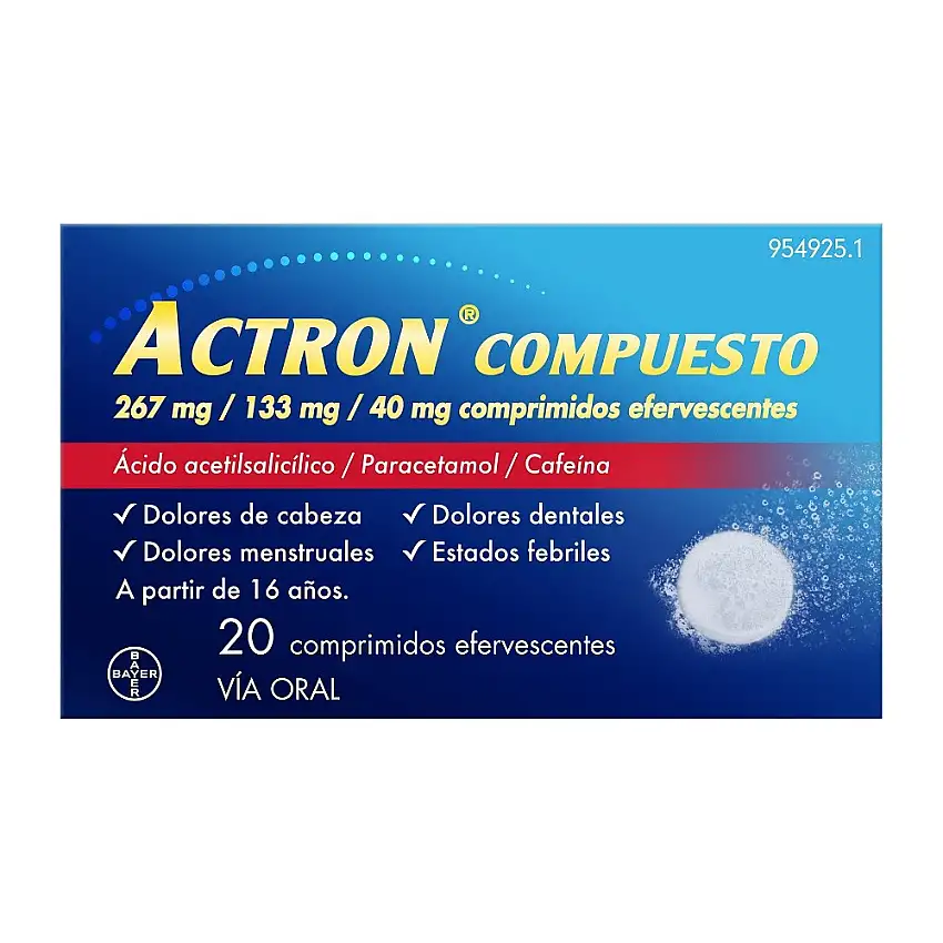 ACTRON Compuesto 20 Comprimidos Efervescentes