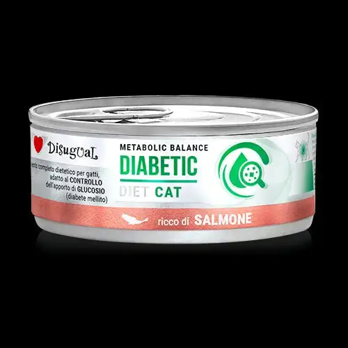 Disugual Diet Cat Diabetic Salmón Comida Húmeda 12 x 85g
