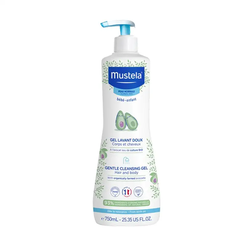 MUSTELA Gel de Baño Suave Dermolimpiador 750ml