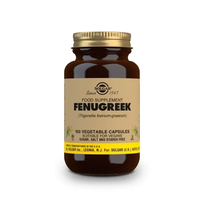 SOLGAR Fenogreco 100 Cápsulas Vegetales