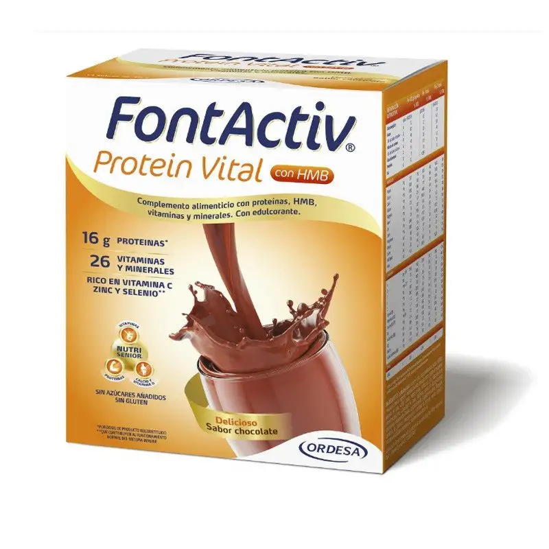 FontActiv Protein Vital Chocolate 14 sobres