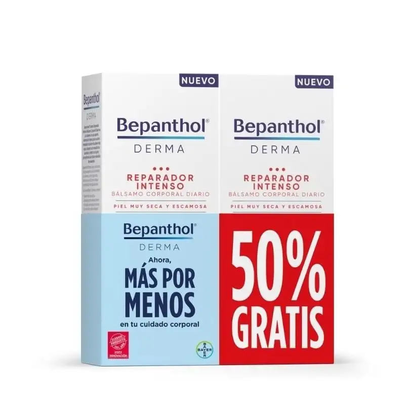 BEPANTHOL Derma Bálsamo Reparador Intenso Corporal Diario DUPLO 2x200ml