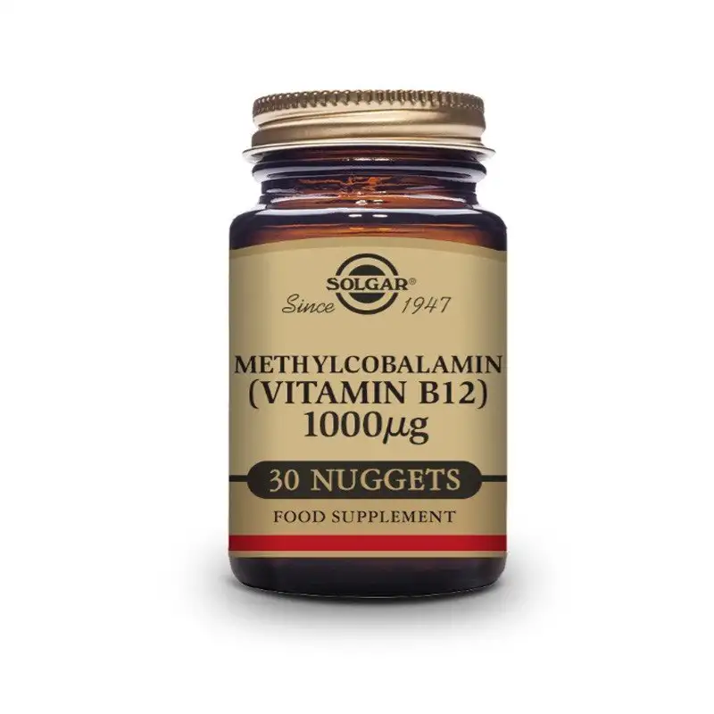 SOLGAR Vitamina B12 Metilcobalamina 30 comprimidos masticables