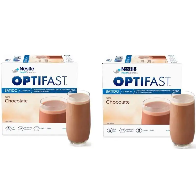 OPTIFAST DUPLO Batido Chocolate 2x12 Sobres de Nestlé