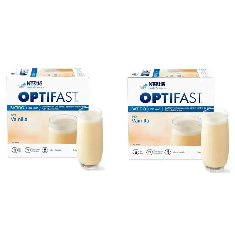 OPTIFAST DUPLO Batido Vainilla 2x12 Sobres de Nestlé