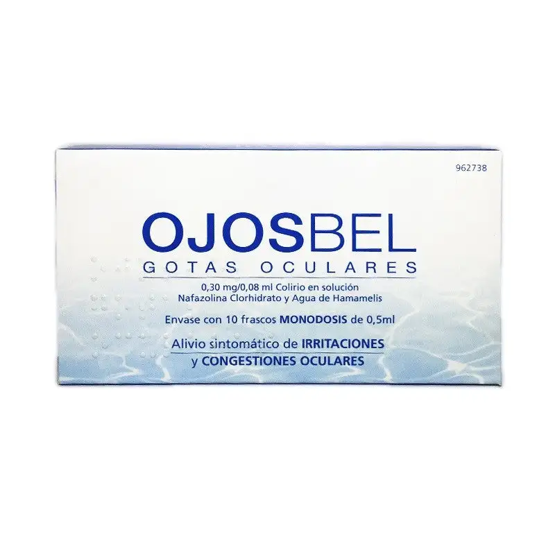OJOSBEL colirio 10 frascos monodosis de 0,5 ml