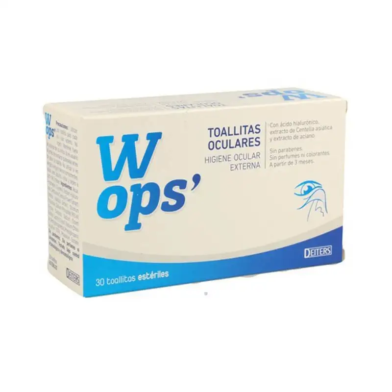 WOPS Toallitas Oculares 30 unidades