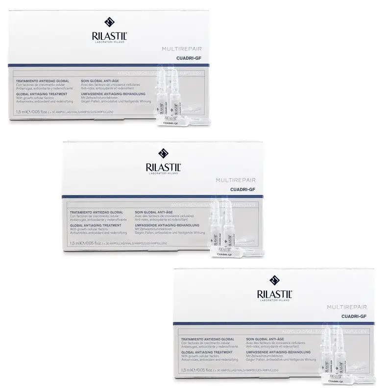 RILASTIL Cuadri GF Multirepair Pack 3x30 Ampollas