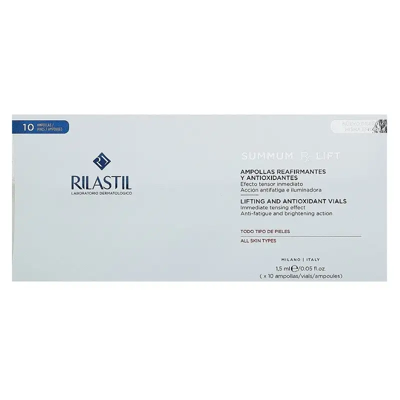 RILASTIL Summum Rx Lift Reafirmante y Antioxidante 10 Ampollas