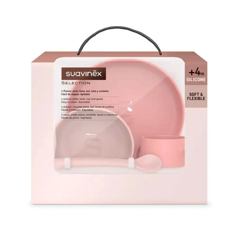 SUAVINEX Vajilla Infantil de Silicona Soft Colour