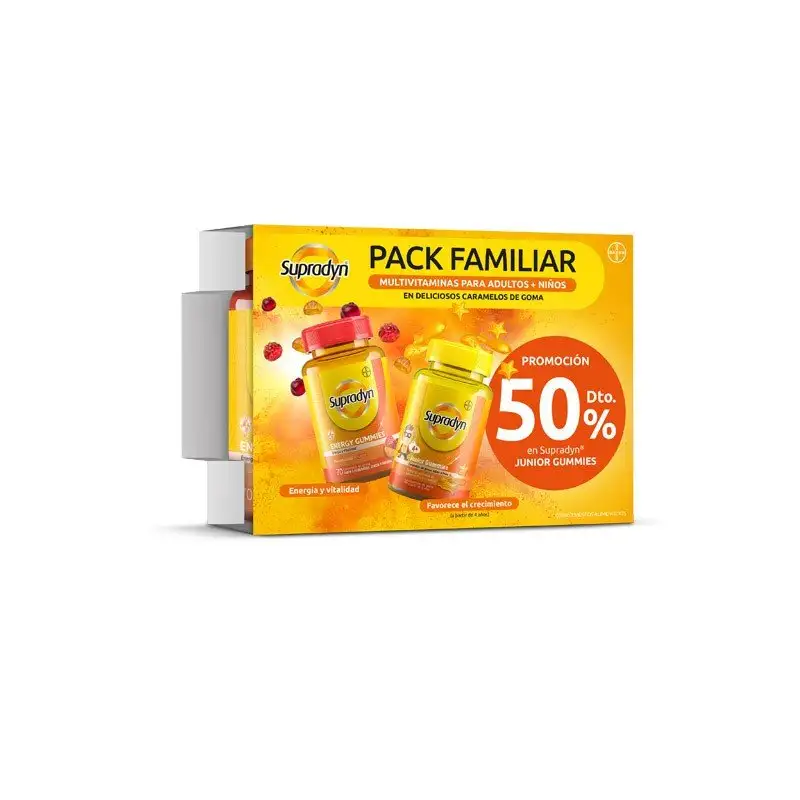 SUPRADYN Gummies Pack Familiar 30 Junior + 70 Adultos OFERTA ESPECIAL