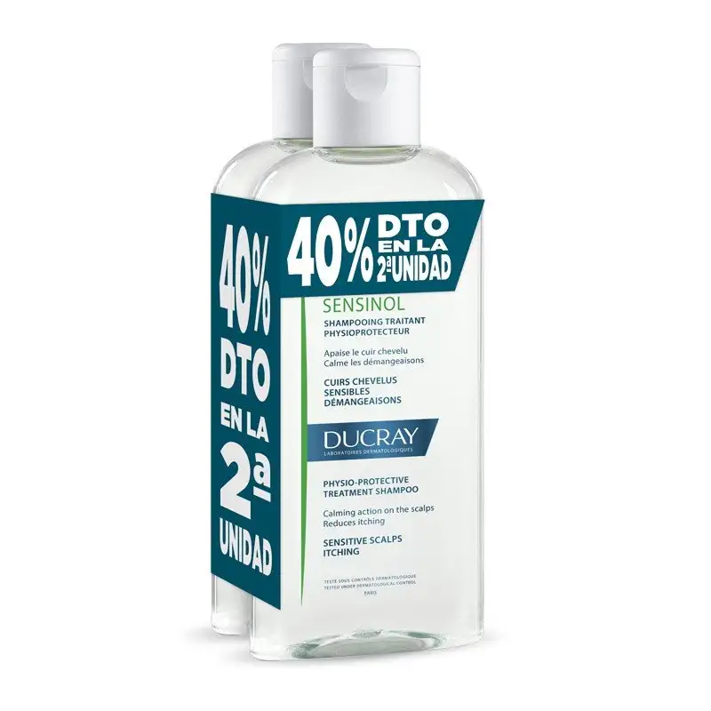 DUCRAY Sensinol Champú Tratante DUPLO Oferta 2x400ml