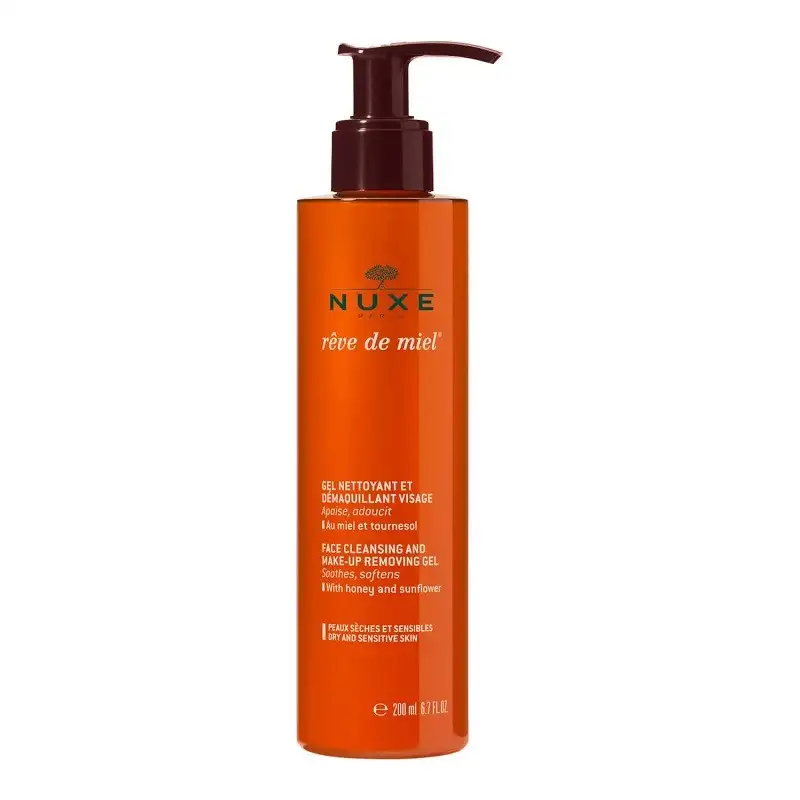 NUXE Rêve de Miel Gel Limpiador y Desmaquillante 200ml