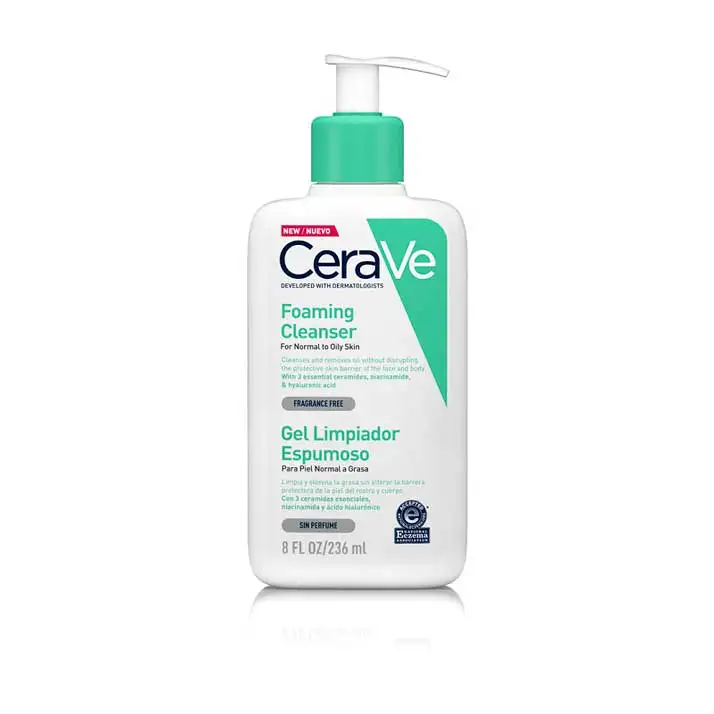 Cerave Gel Limpiador Espumoso 236 Ml