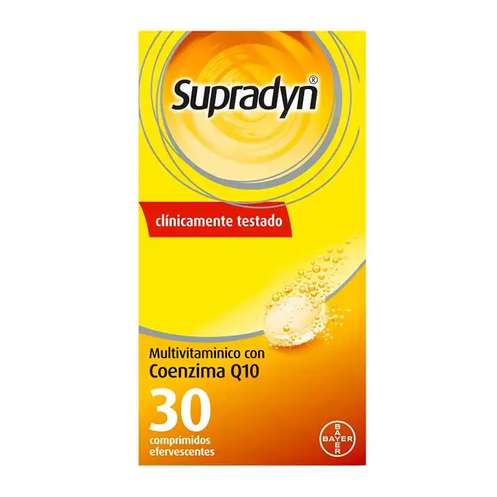 Supradyn Activo Efervescente 30 Comprimidos Eferv.