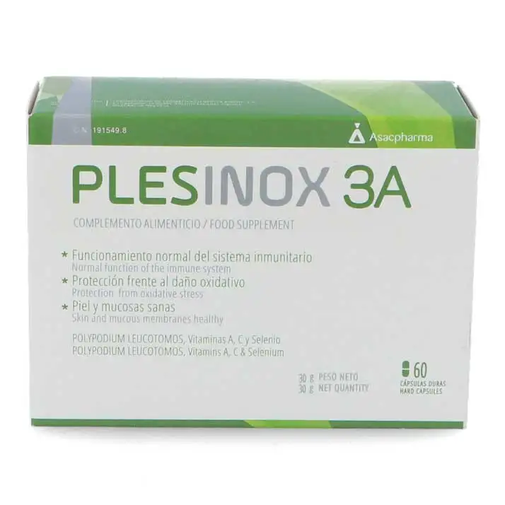 Atache Plesinox 3A 60 Capsulas