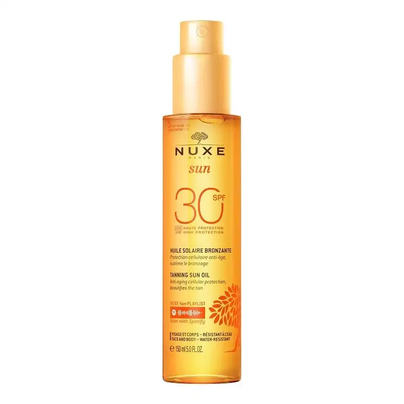 Nuxe Sun Aceite Bronceador Rostro y Cuerpo SPF 30 150ml