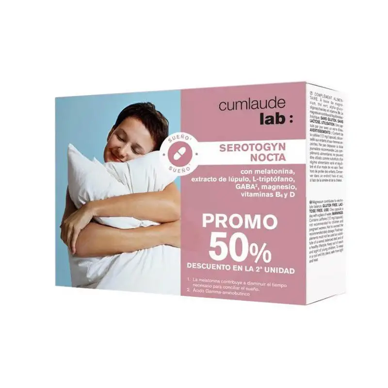 CUMLAUDE Serotogyn Nocta 2x30 Cápsulas Oferta