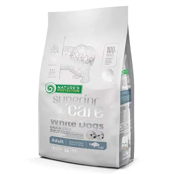 Natures Protection Sc White Dog Adult Pequeño Sin Granos Pescado 1,5Kg