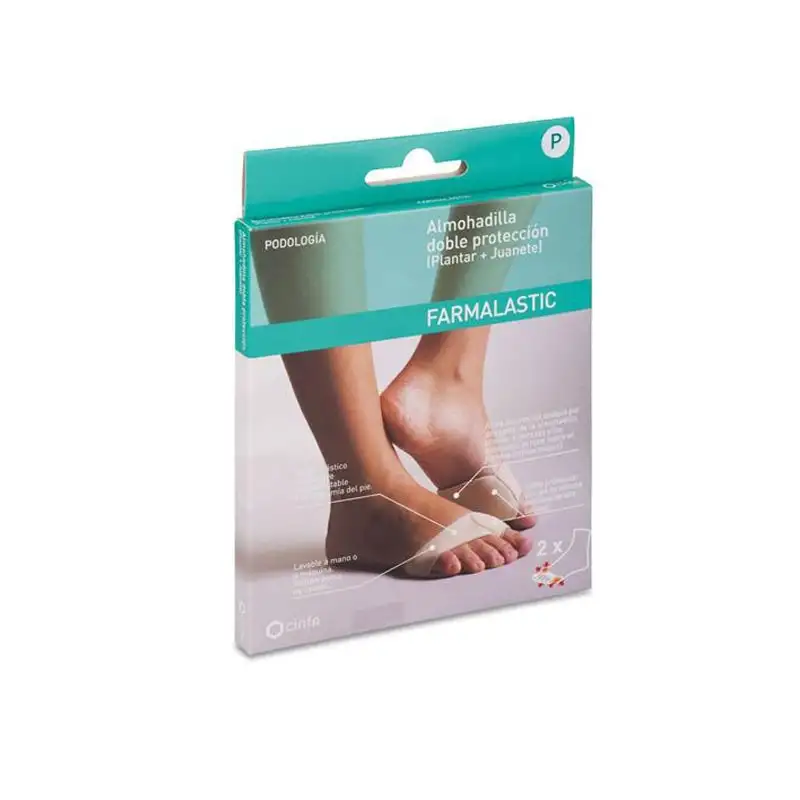 FARMALASTIC Almohadilla Doble Protección Talla Pequeña 2 Unidades