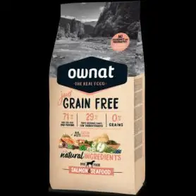 Ownat Just Canine Adult Grain Free Salmón Pienso Seco 3Kg