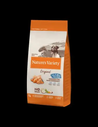 Nature's Variety Dog No Grain Adult Mini Salmón 7Kg