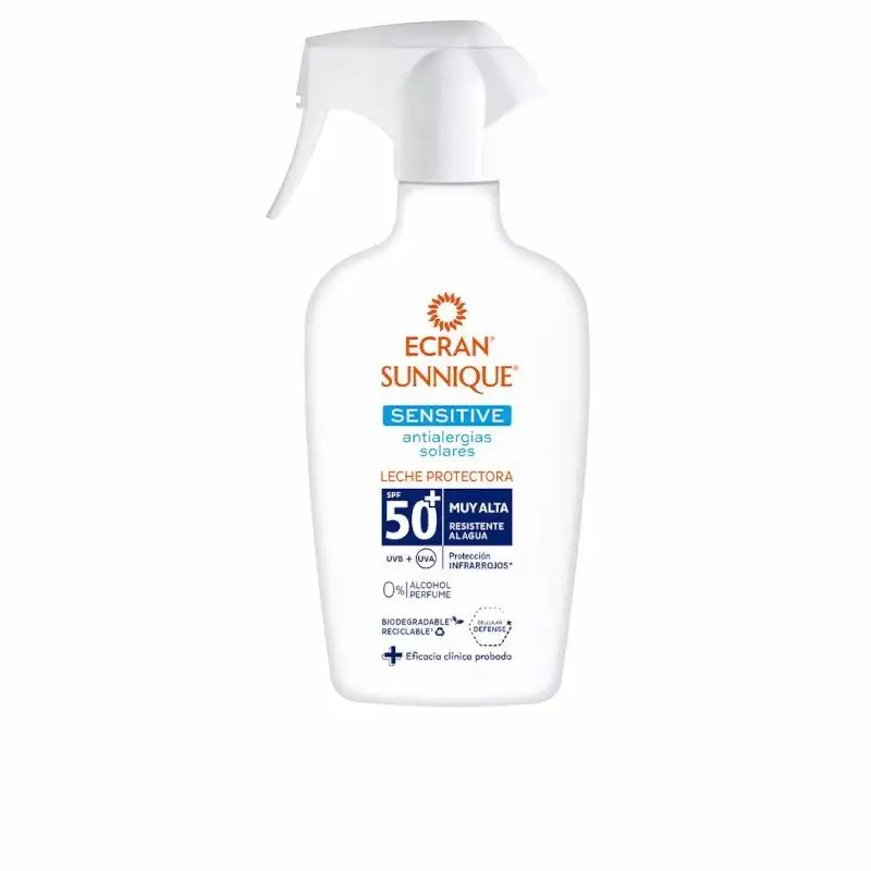 Ecran Sunnique Sensitive Leche Spf50+ Pistola 300 ml