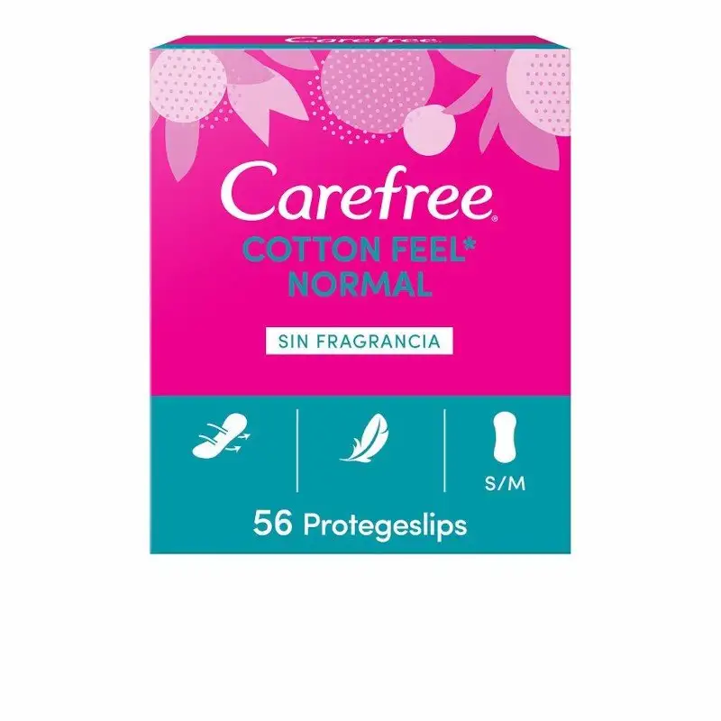 Carefree Cotton Protector Sin Fragancia 56 unidades