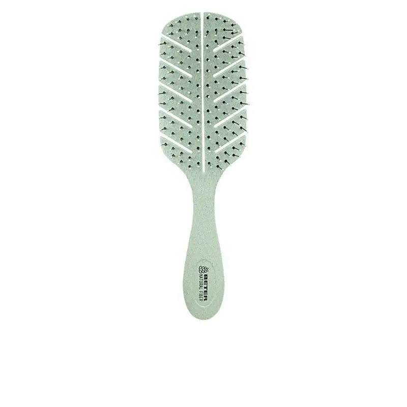 Beter Detangling Natural Fiber Cepillo Verde 1 unidad