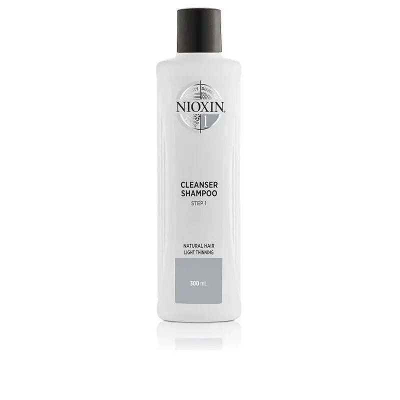 Nioxin Sistema 1 - Champú - Cabello Natural Con Perdida Ligera De Densidad - Paso 1 300 ml