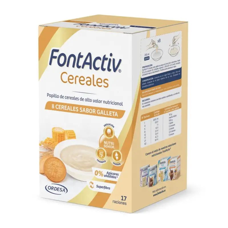FONTACTIV 8 Cereales y Galleta 500g