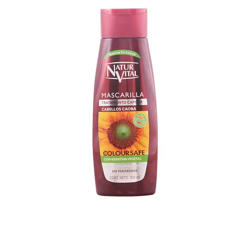 Natur Vital Mascarilla Coloursafe Caoba 300 ml