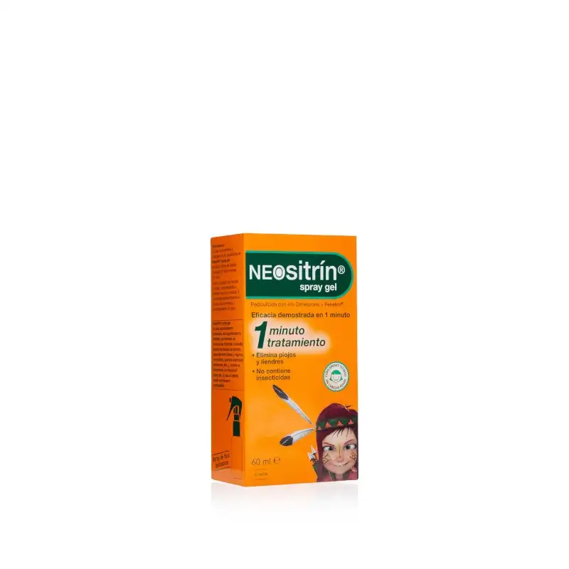 NEOSITRIN Spray Gel Líquido Antipiojos 60ml