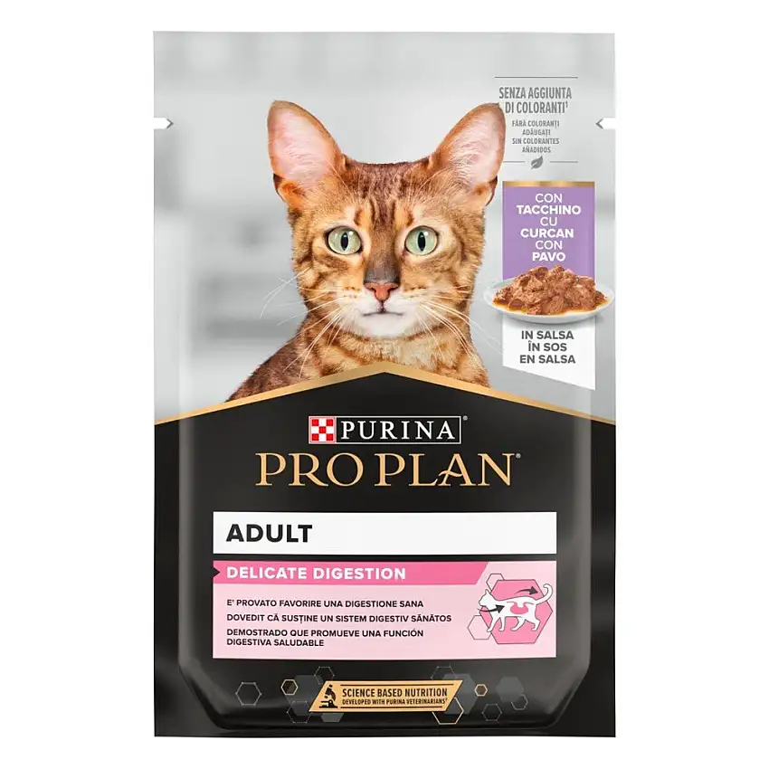 Purina Pro Plan Feline Delicate Pavo Comida Húmeda 26 ud