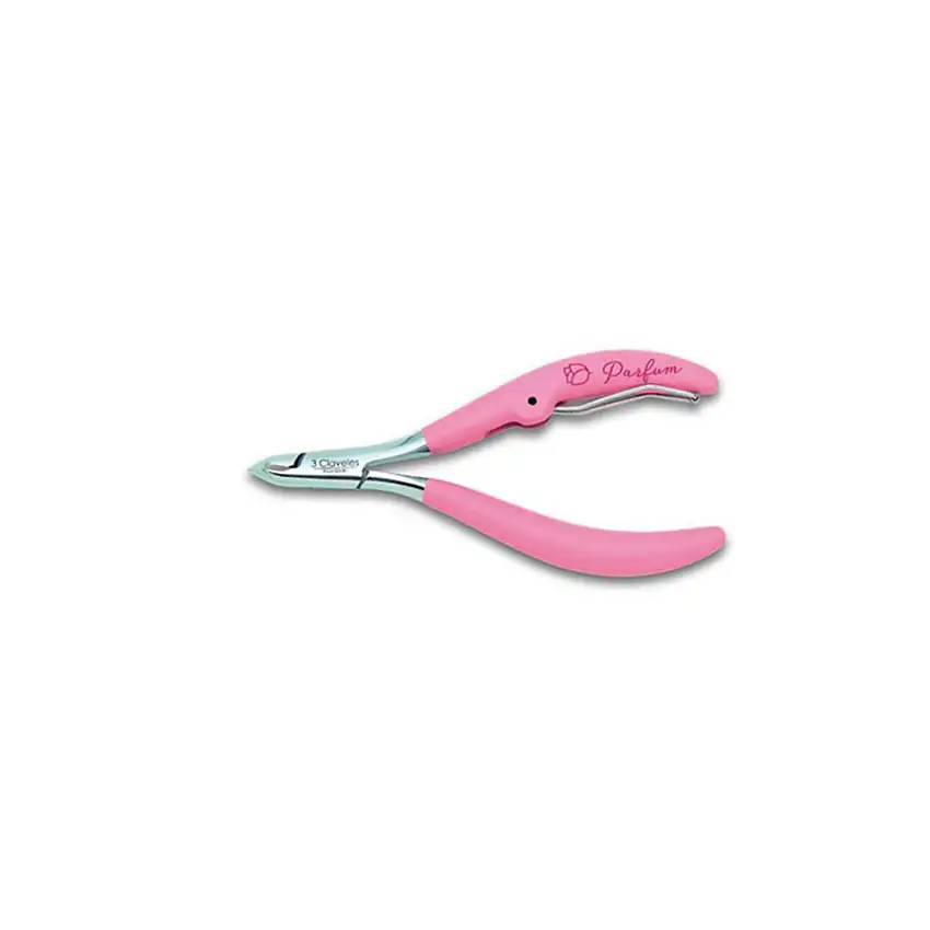 Alicate Cutículas Rosa Perfumado 4"/ 10 cm