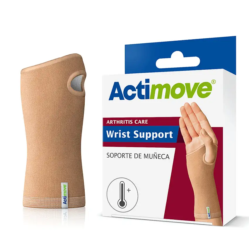 Actimove Artritis Muñequera Color Beige Talla M 1 unidad