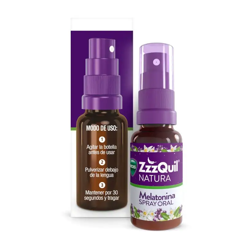 ZzzQuil Natura Spray Oral de Melatonina 30 ml