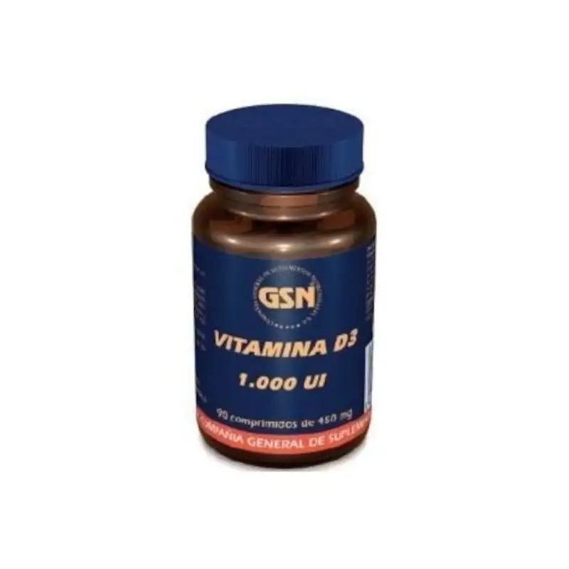Gsn Vitamina D3 1000ui 450 mg 90 Comprimidos