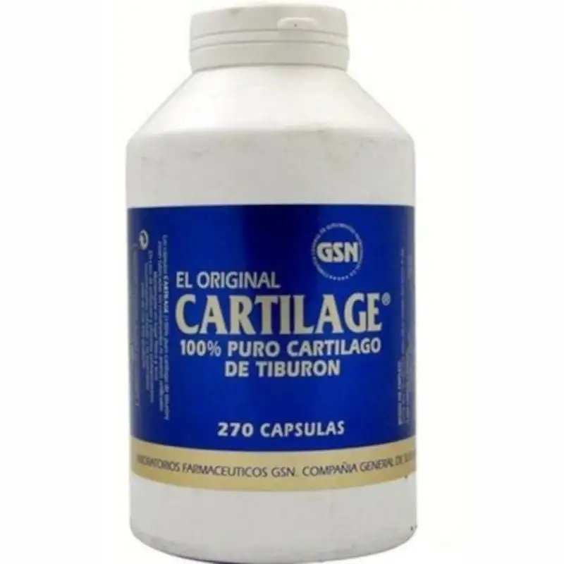 Gsn Cartílago de Tiburón 740 mg 270 Cápsulas
