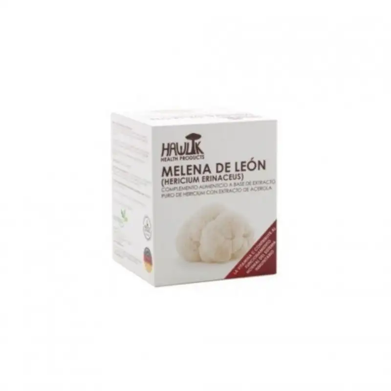 Hawlik Melena de León Extracto Puro 60 Cápsulas