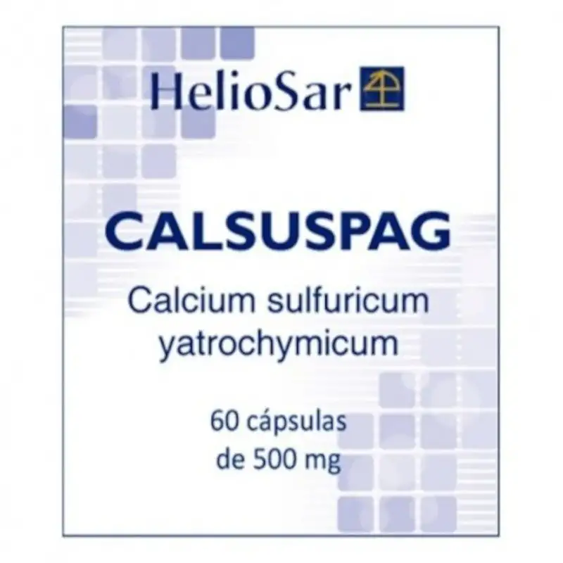 Heliosar Calsuspag Calcium Sulfuricum 60 Cápsulas