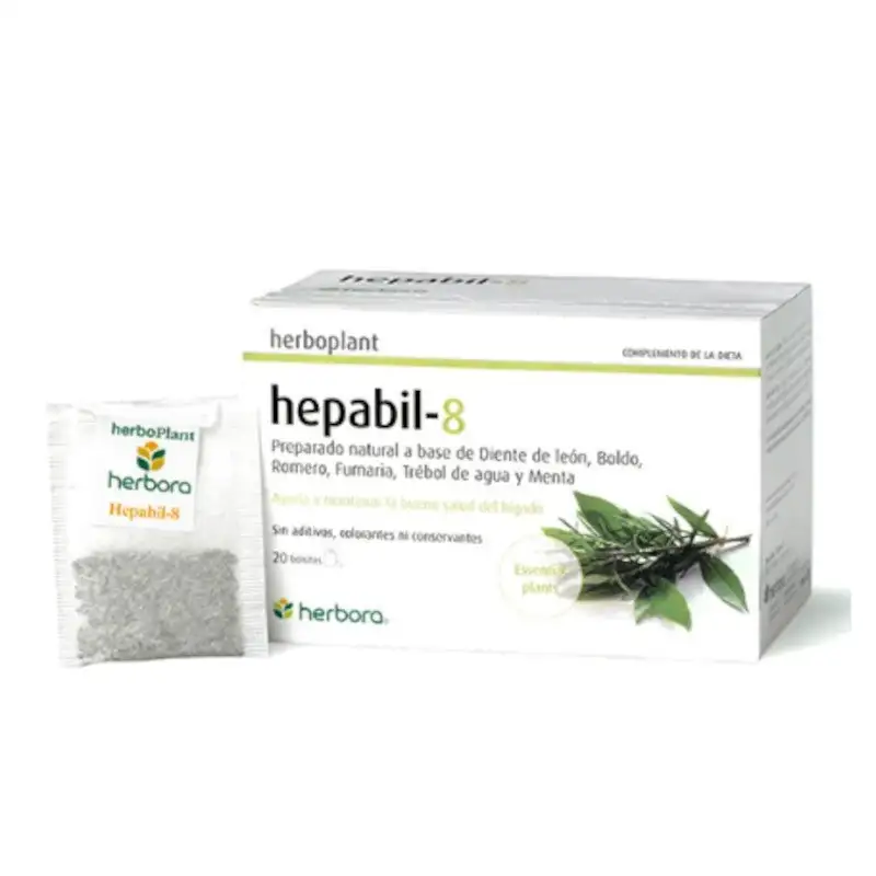 Herbora Herboplant Infusiones Hepabil-8 20 unidades