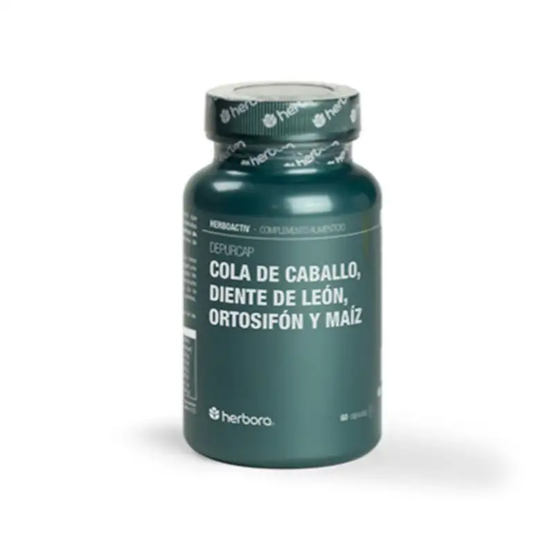 Herbora Depurcap (Cola de Caballo + Diente de León + Ortosifón + Maíz) 60 Cápsulas