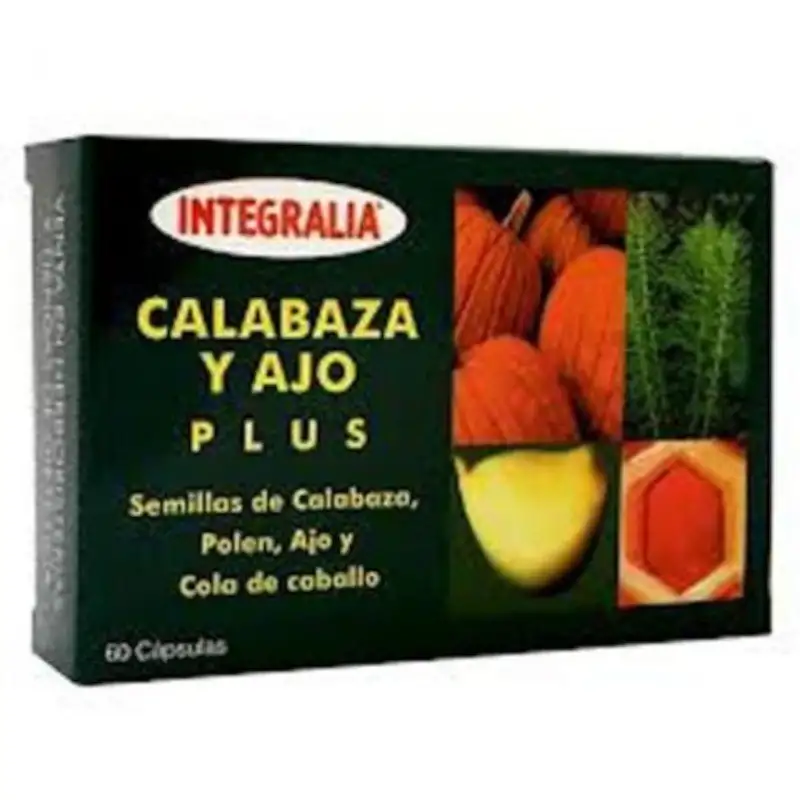 Integralia Calabaza y Ajo Plus 60 Cápsulas