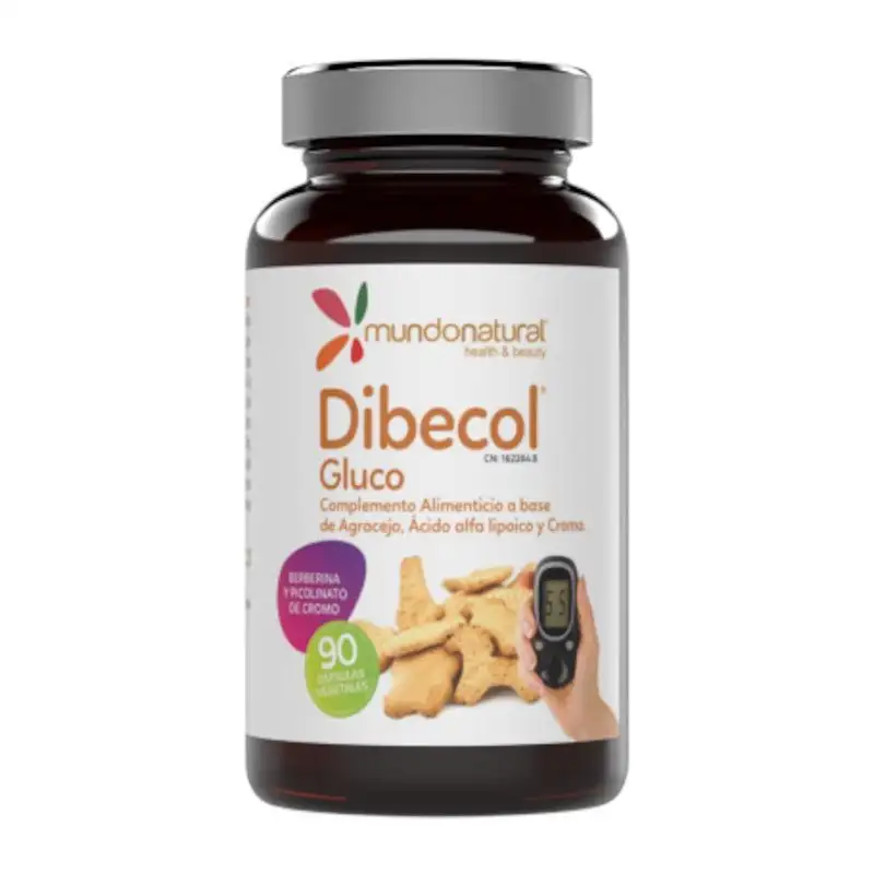 Mundo Natural Dibecol Gluco 120 mg 90 Cápsulas